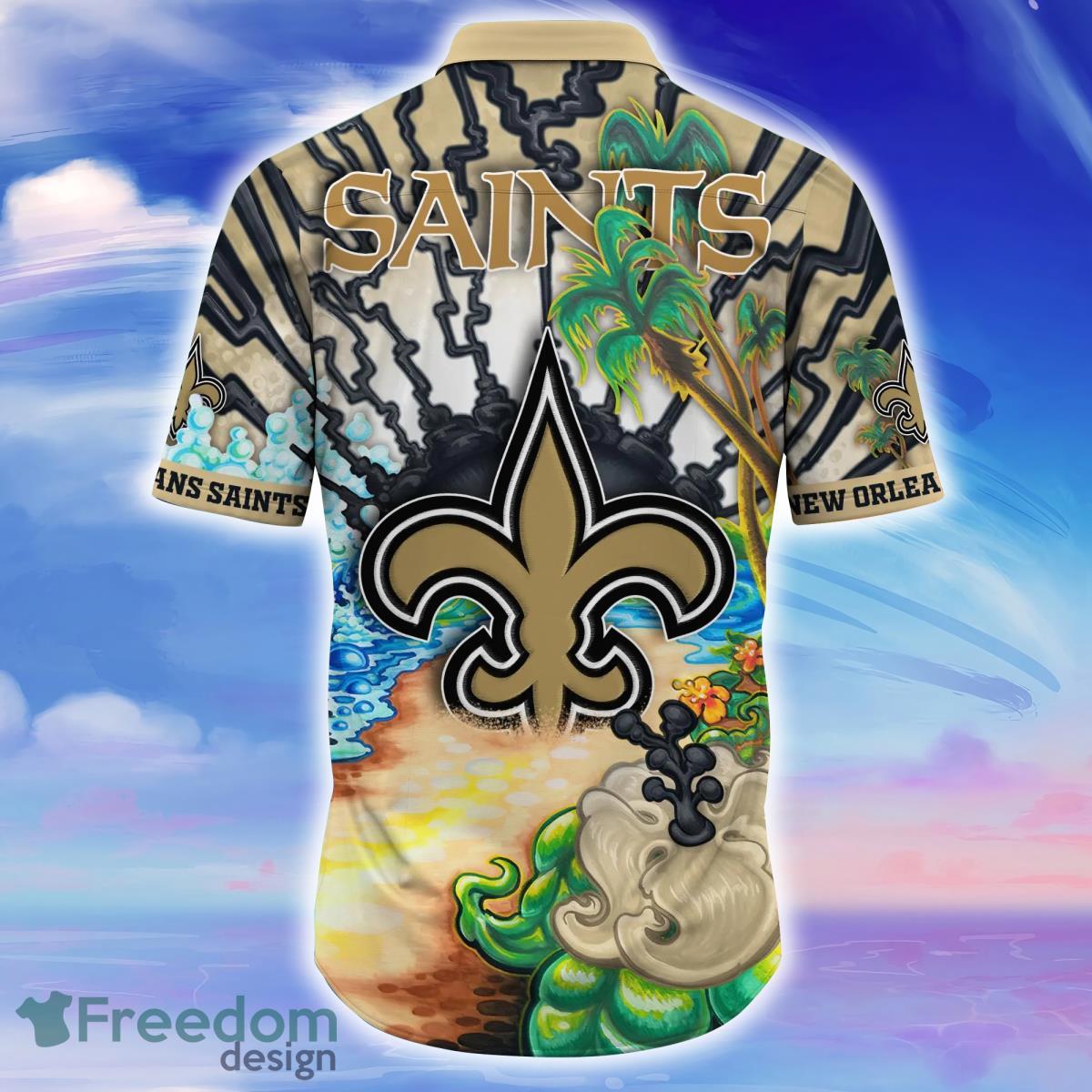 New Orleans Saints NFL Flower Hawaiian Shirt For Men Women Impressive Gift  For Fans - Freedomdesign