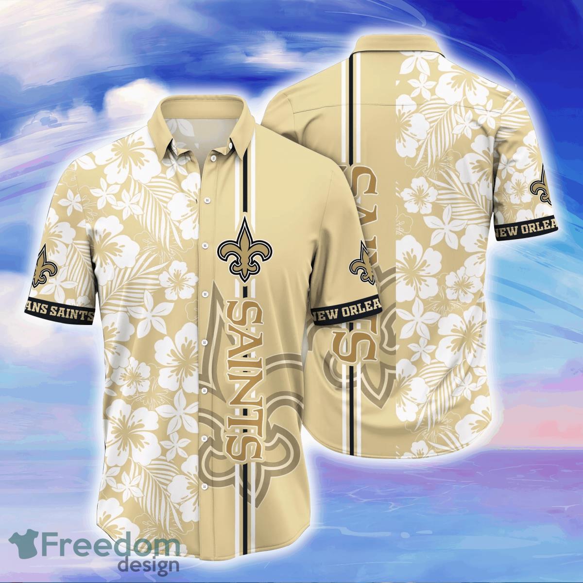 New Orleans Saints NFL Flower Hawaiian Shirt For Men Women Special Gift For Fans Product Photo 1