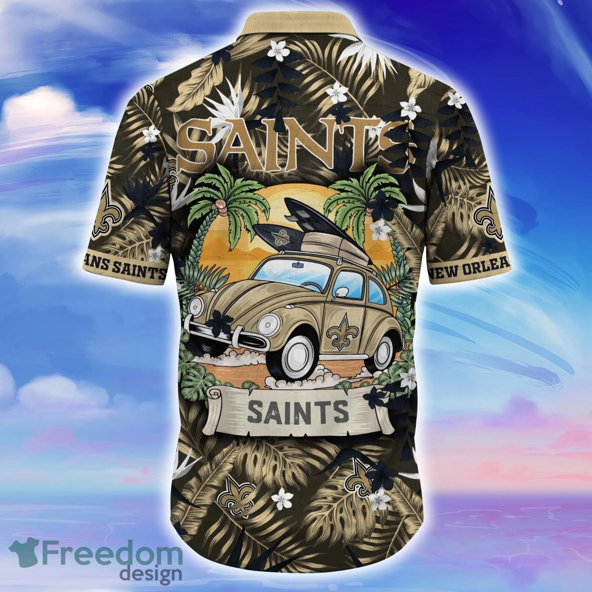 New Orleans Saints NFL Flower Hawaiian Shirt Gift For Men Women Fans -  Freedomdesign