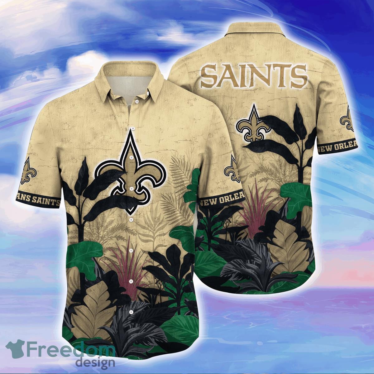 New Orleans Saints NFL Custom Name Hawaiian Shirt For Men Women Best Gift  For Real Fans - Freedomdesign