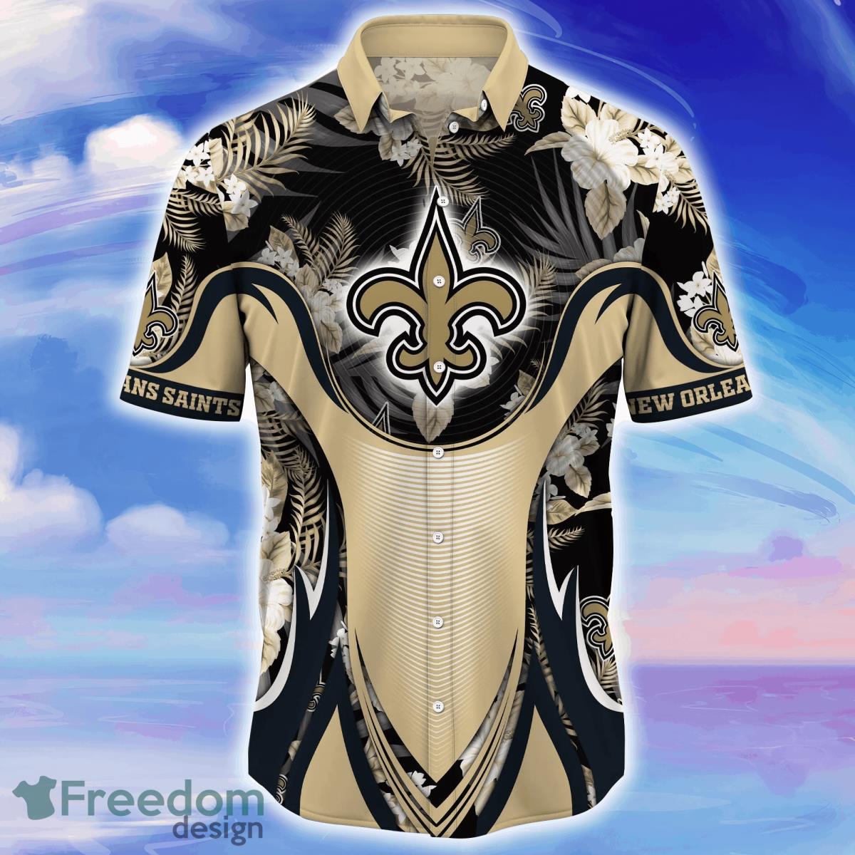 New Orleans Saints NFL Flower Hawaiian Shirt Impressive Gift For Men Women Fans Product Photo 2