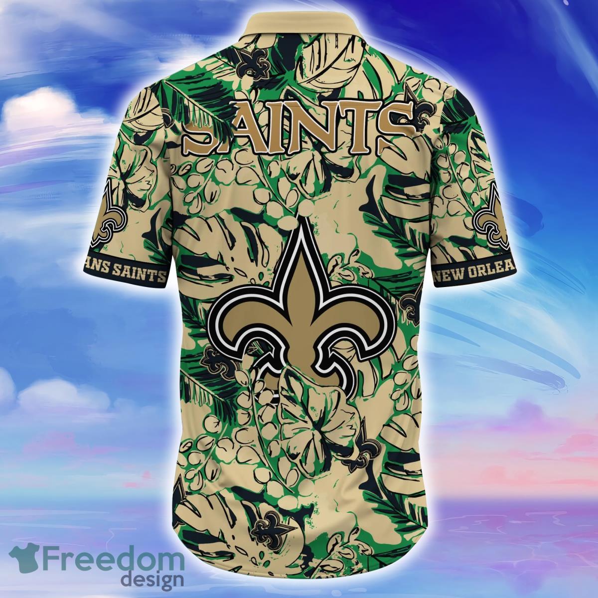 New Orleans Saints NFL Flower Hawaiian Shirt Unique Gift For Men