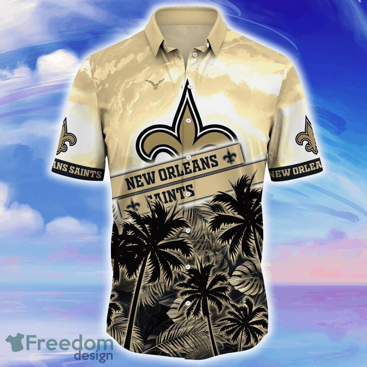 New Orleans Saints NFL Hawaiian shirt Custom Name Summer Gift -  Freedomdesign