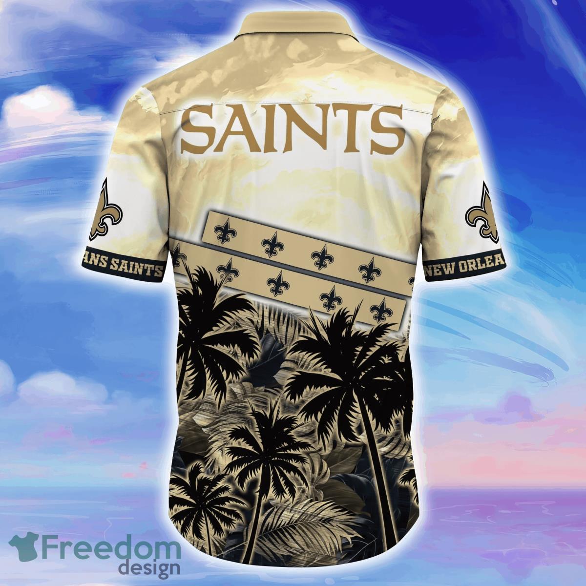 New Orleans Saints NFL Hawaiian shirt Custom Name Summer Gift -  Freedomdesign