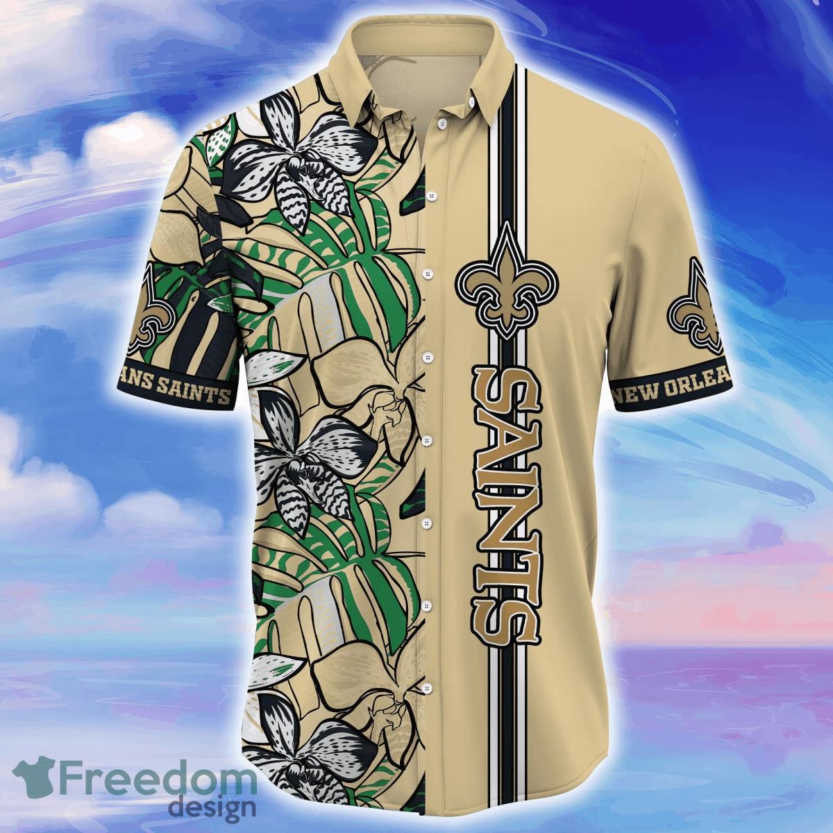 New Orleans Saints NFL Flower Hawaiian Shirt Unique Gift For Fans Product Photo 2