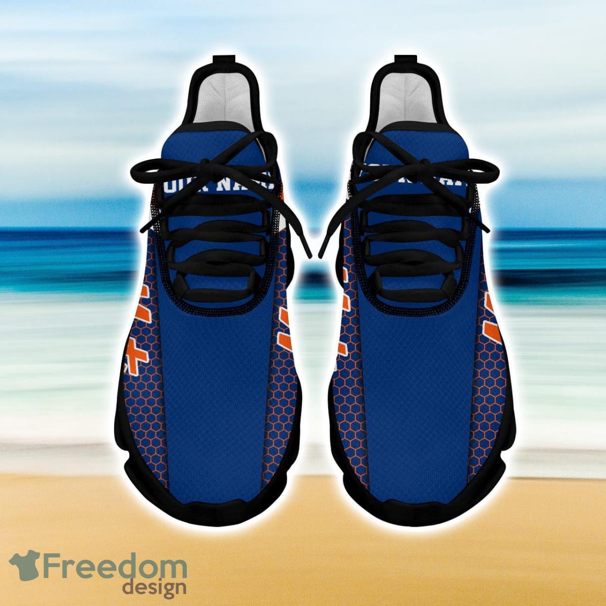 New York Baseball Mets Max Soul Sneakers Running Sport Shoes Custom Name Product Photo 2