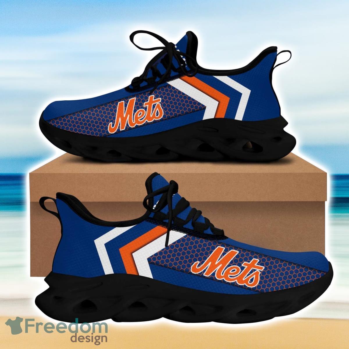 New York Baseball Mets Max Soul Sneakers Running Sport Shoes Custom Name Product Photo 1