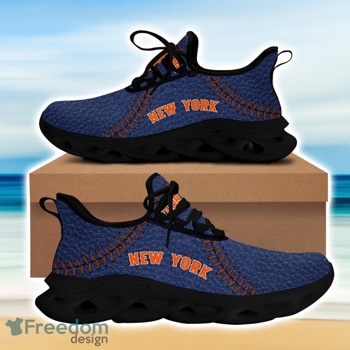 New York Blue 01 Max Soul Sneakers Running Sport Shoes Custom Name Product Photo 2