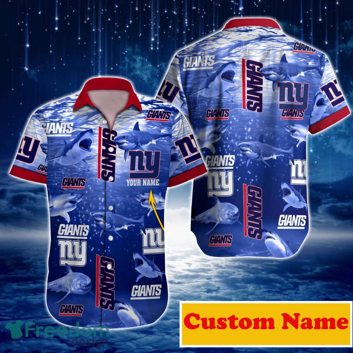 New York Giants Personalized Name And Number NFL Baseball Jersey Shirt