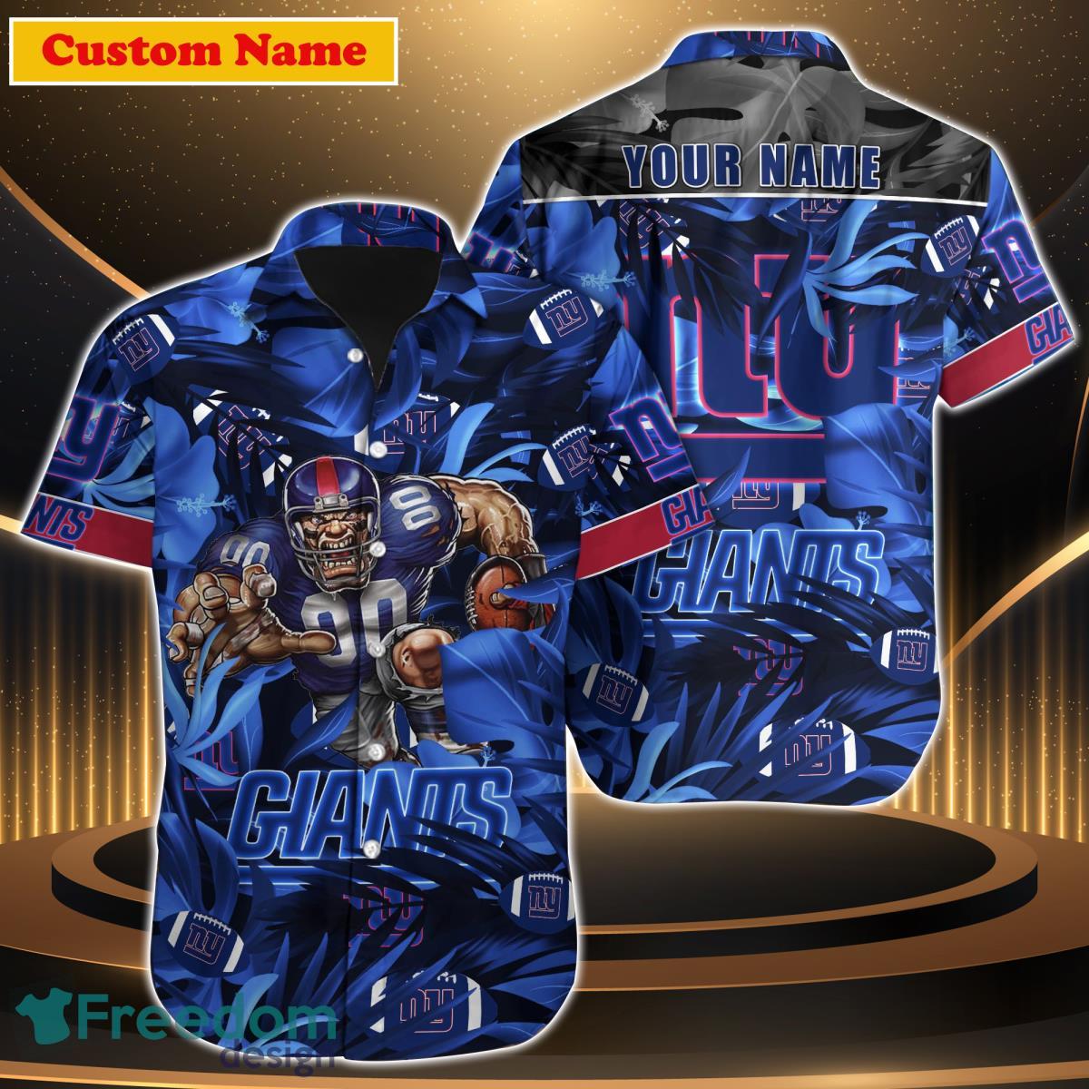 New York Giants Custom Name And Number Baseball Jersey NFL Shirt Fan Gifts