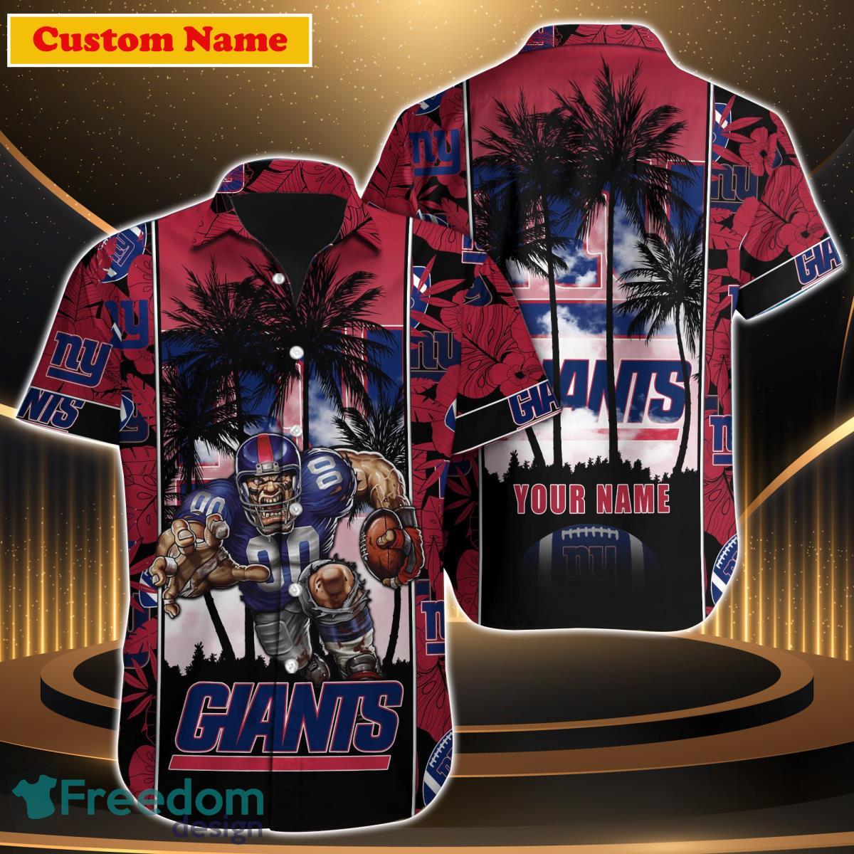 New York Giants NFL Custom Name Hawaiian Shirt For Men Women Impressive Gift For Real Fan Product Photo 1