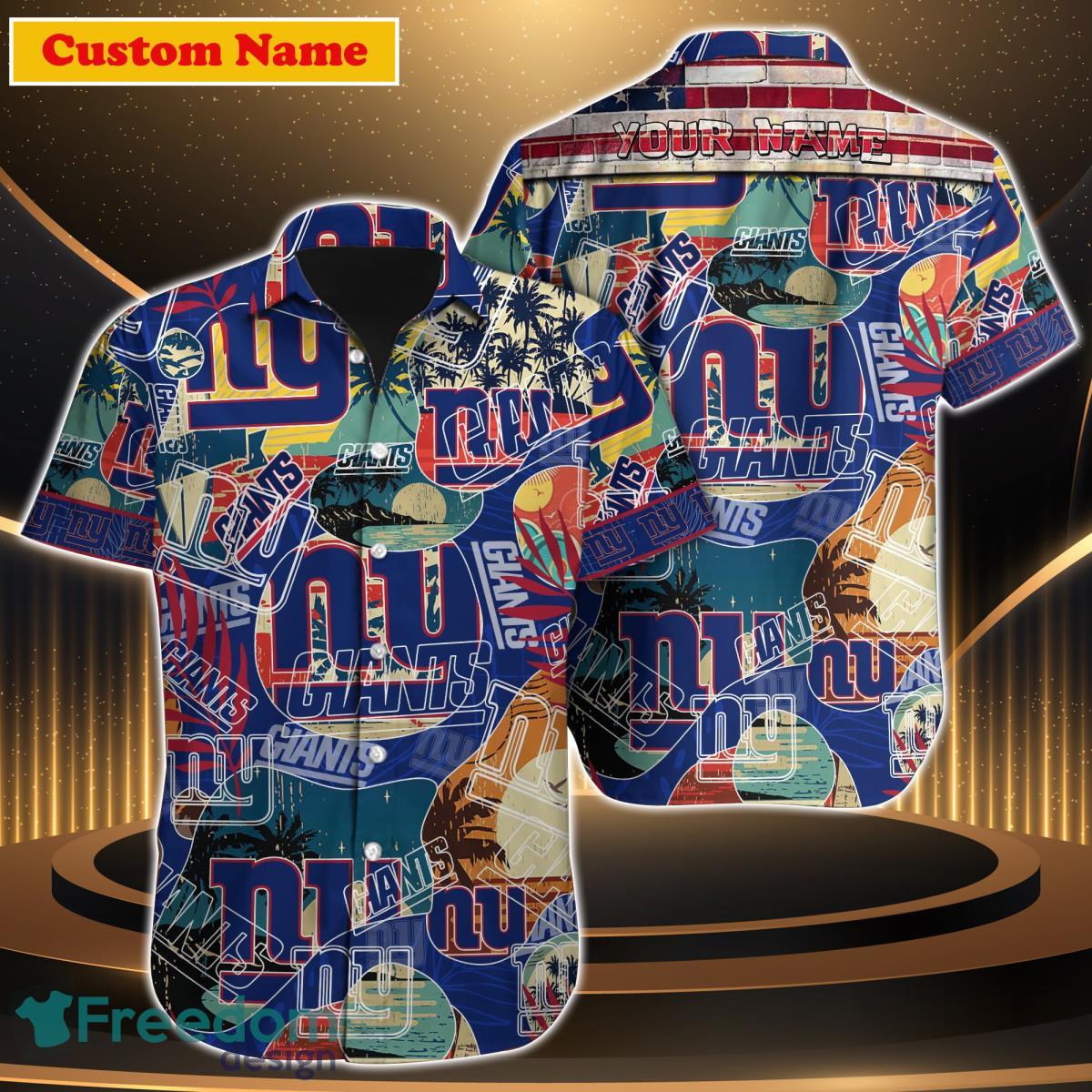 New York Giants NFL Custom Name Hawaiian Shirt For Men Women Special Gift For Fan Product Photo 1