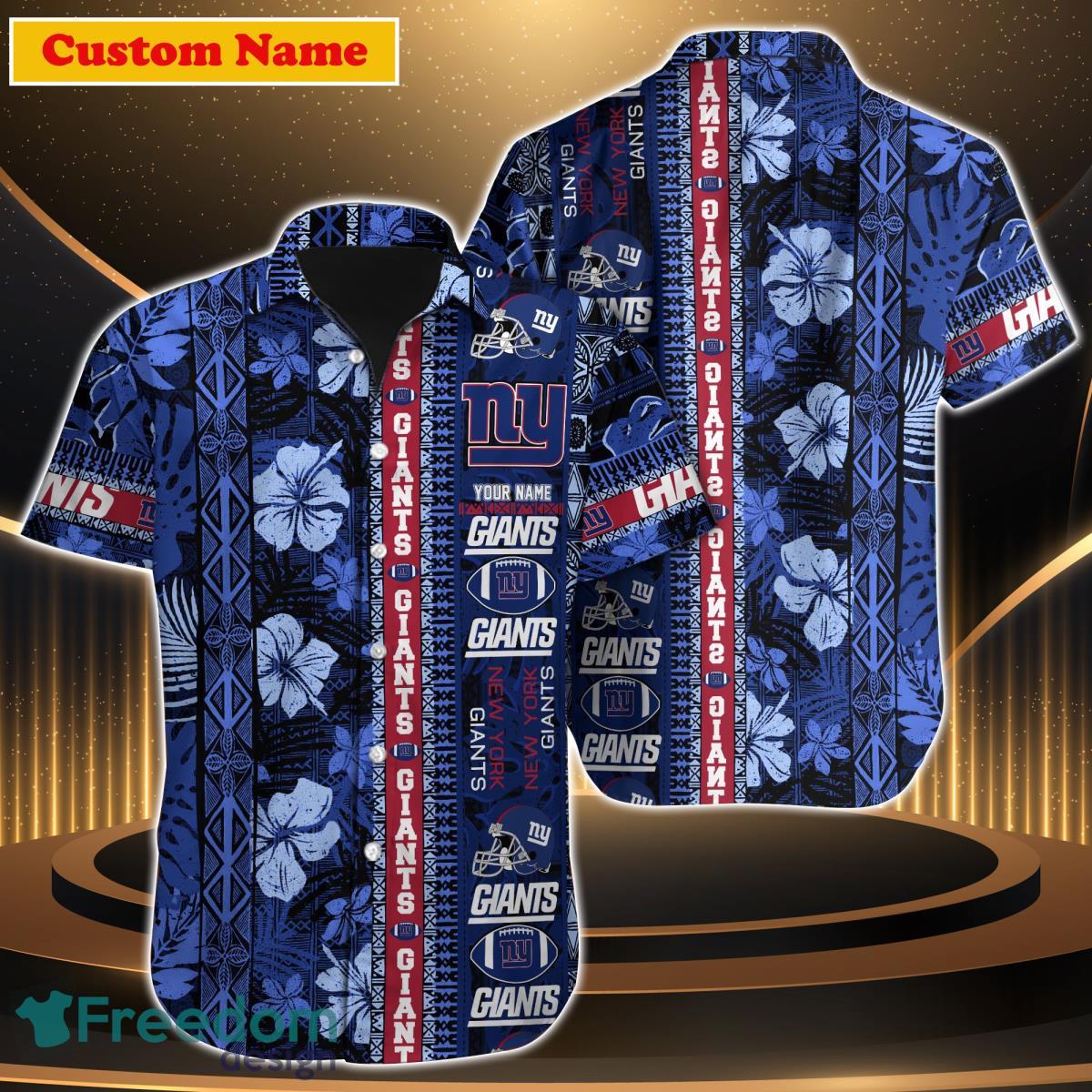 New York Giants NFL Custom Name Hawaiian Shirt For Men And Women Gift For  Fans - Freedomdesign