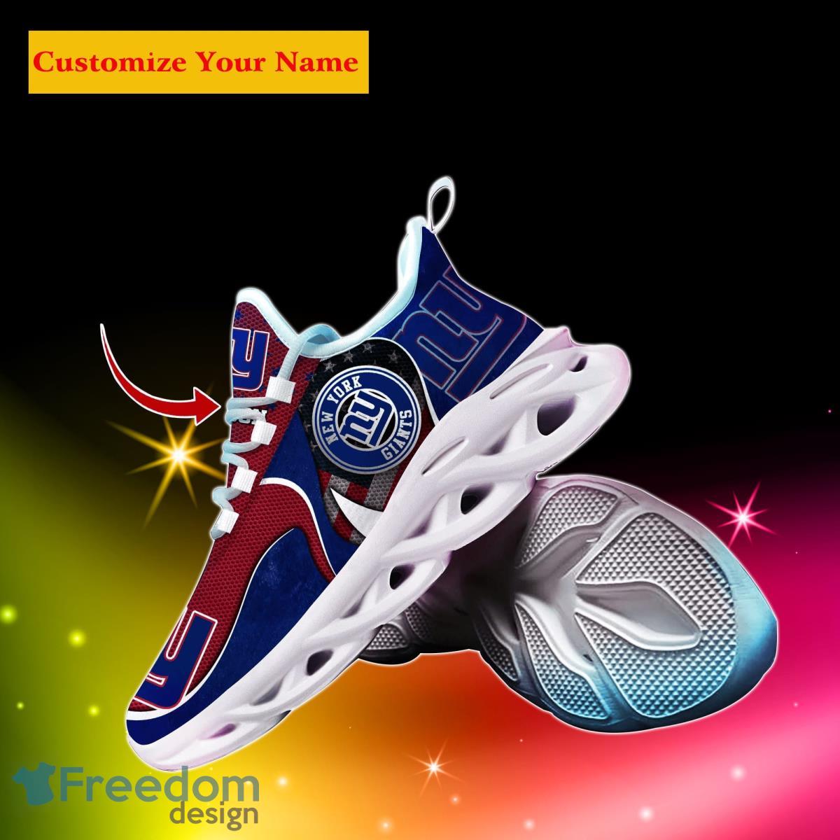 New York Giants NFL Custom Name Max Soul Shoes Special Gift For Men Women Fans Product Photo 2