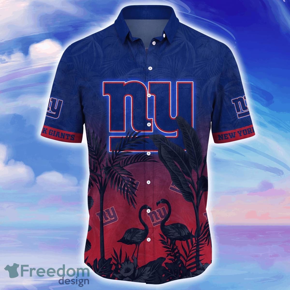 New York Giants NFL Flower Hawaiian Shirt Best Gift For Fans Product Photo 2