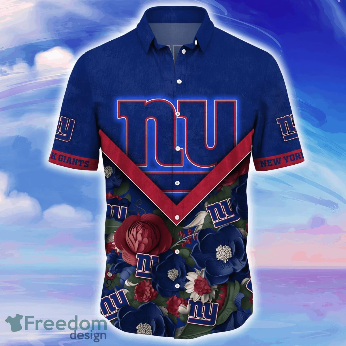 New York Giants NFL Flower Hawaiian Shirt For Men Women Best Gift For Real Fans Product Photo 2