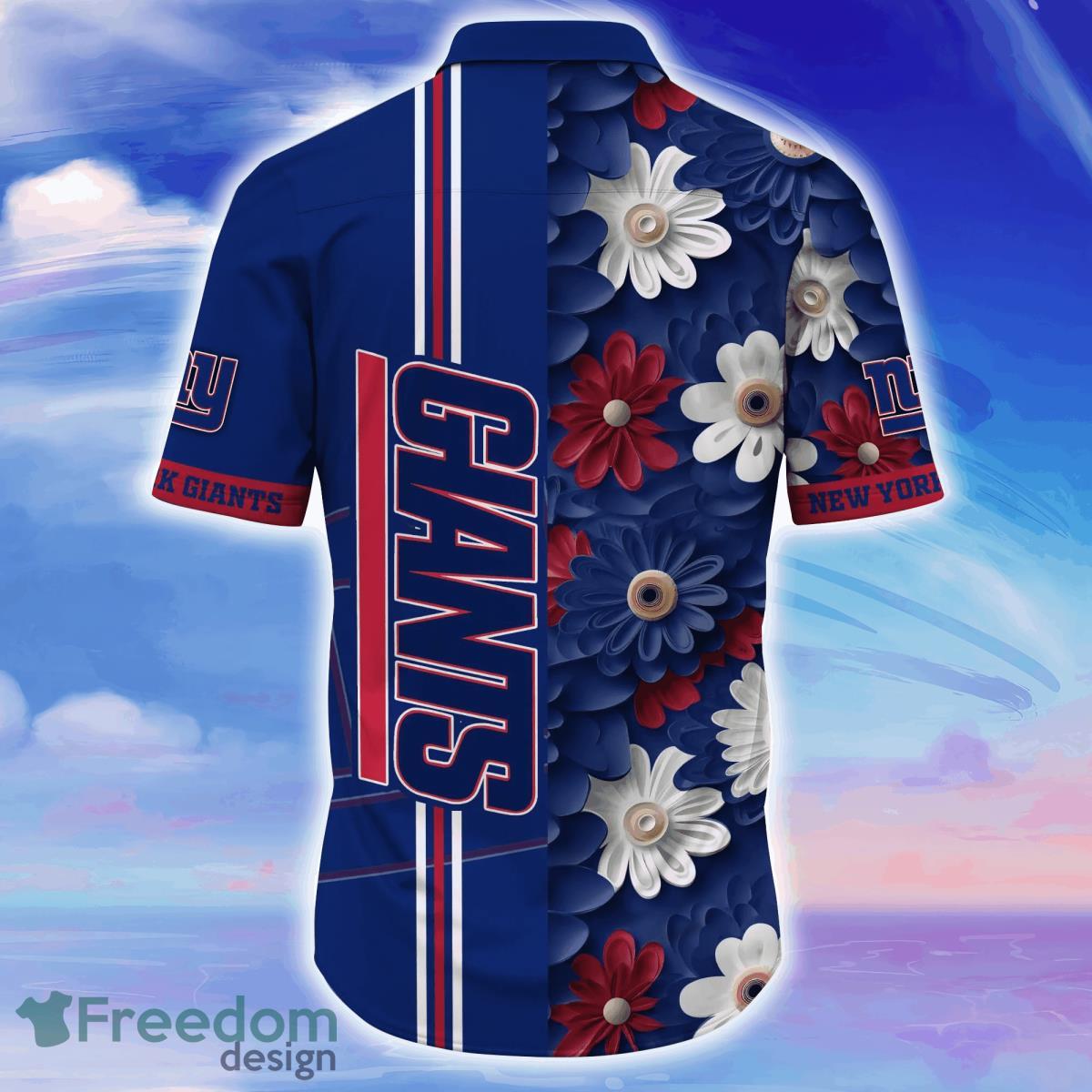 New York Giants NFL Flower Hawaiian Shirt Gift For Men Women Fans