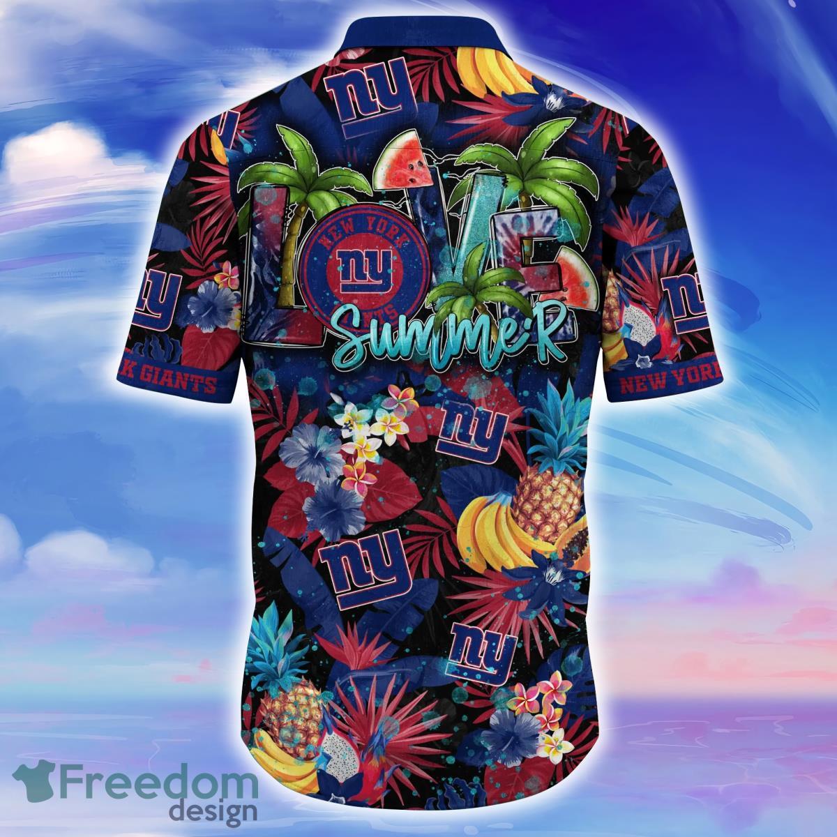 New York Giants NFL Flower Hawaiian Shirt Impressive Gift For Fans -  Freedomdesign