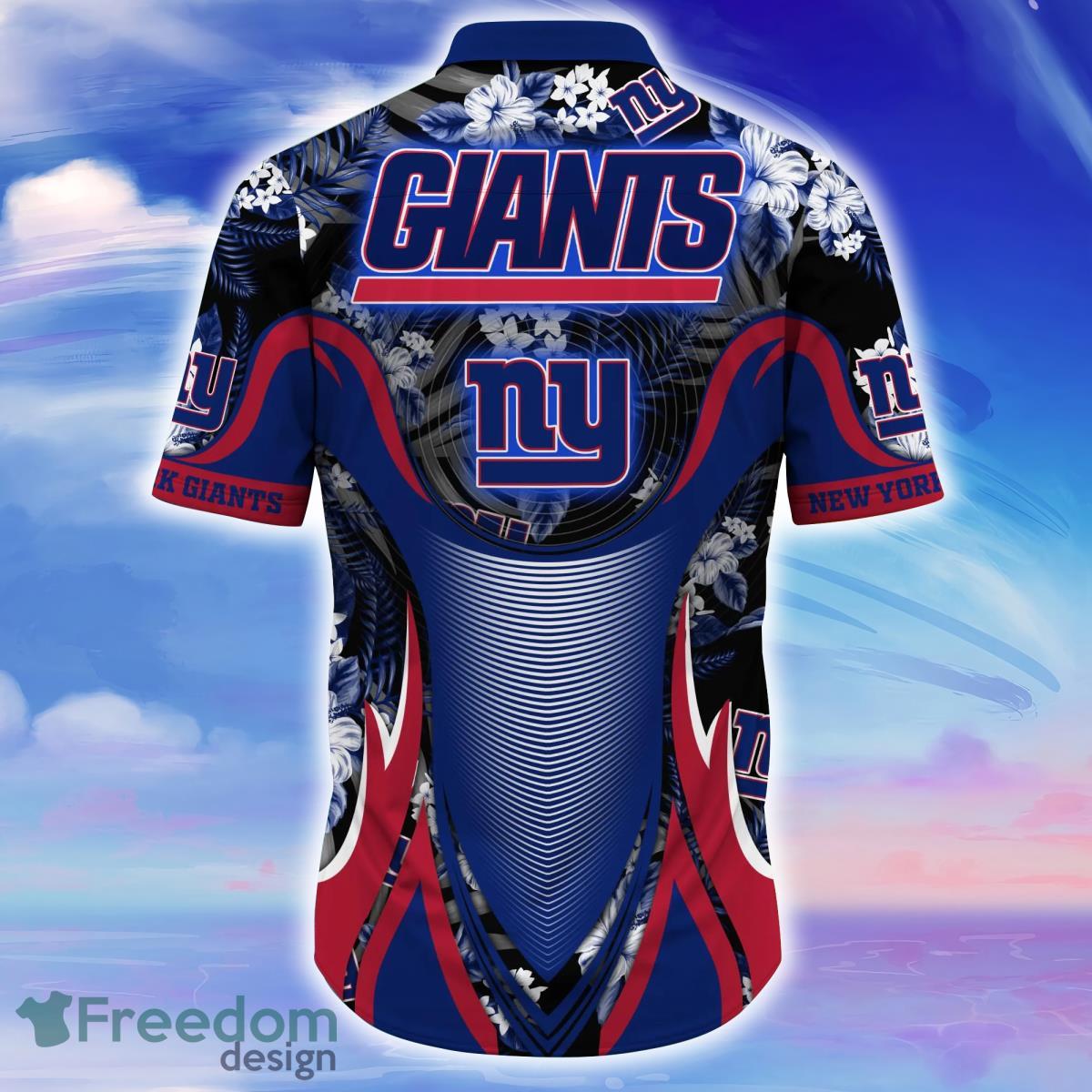 New York Giants NFL Flower Hawaiian Shirt For Men Women Impressive