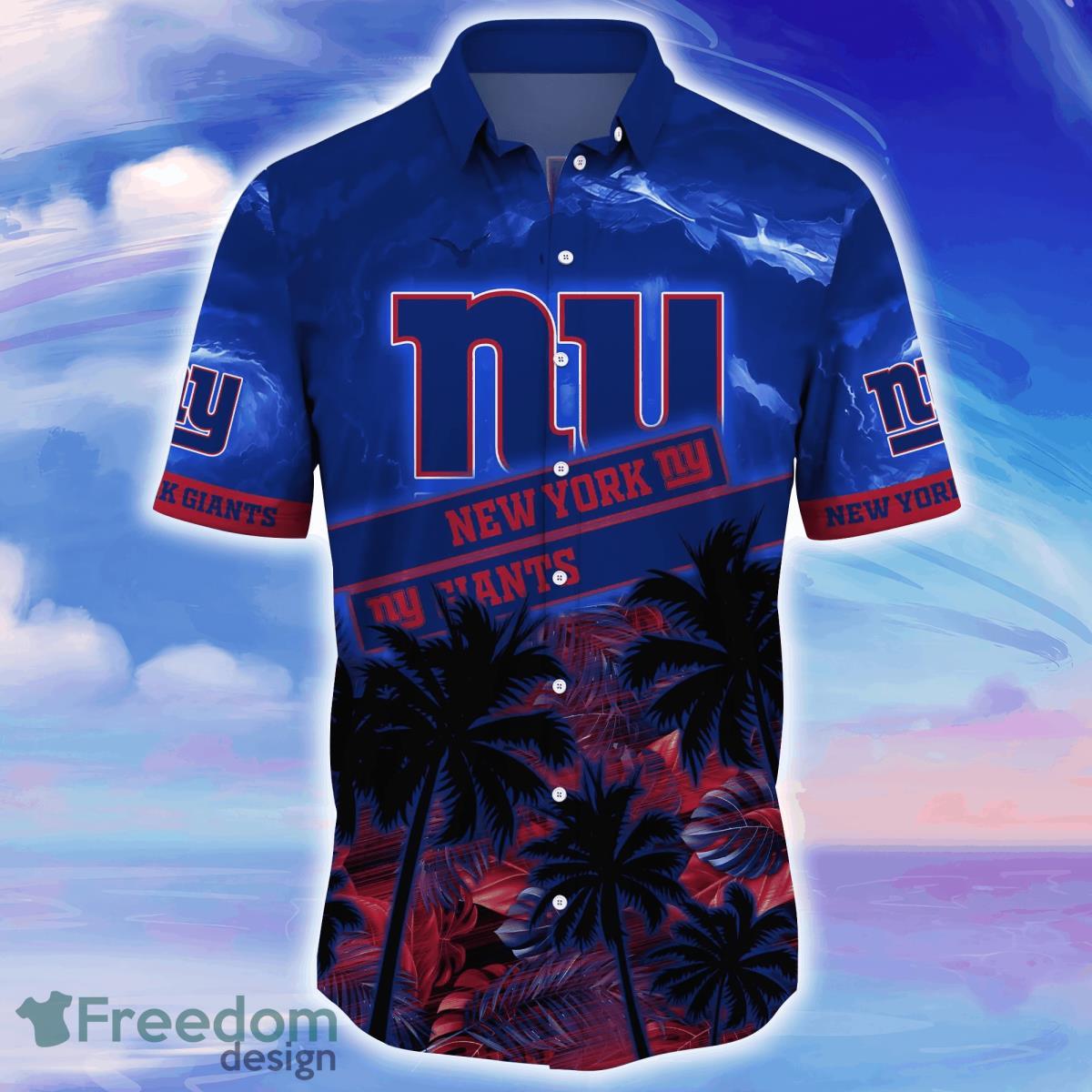 New York Giants NFL Flower Hawaiian Shirt Style Gift For Fans