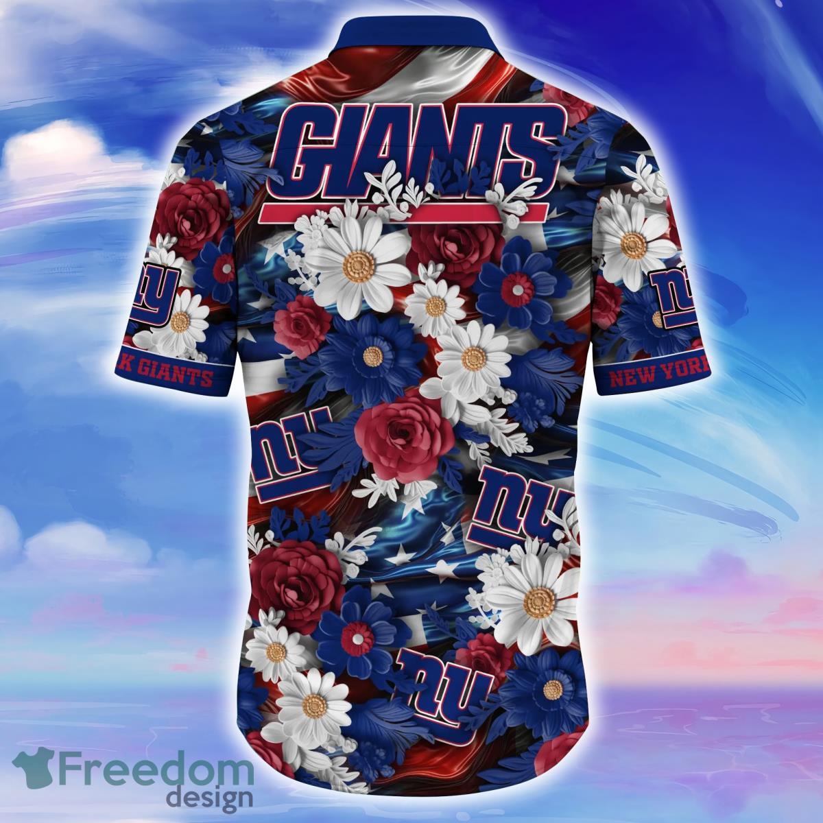 New York Giants NFL Hawaiian Shirt Best Gift For Sport Fans - Freedomdesign