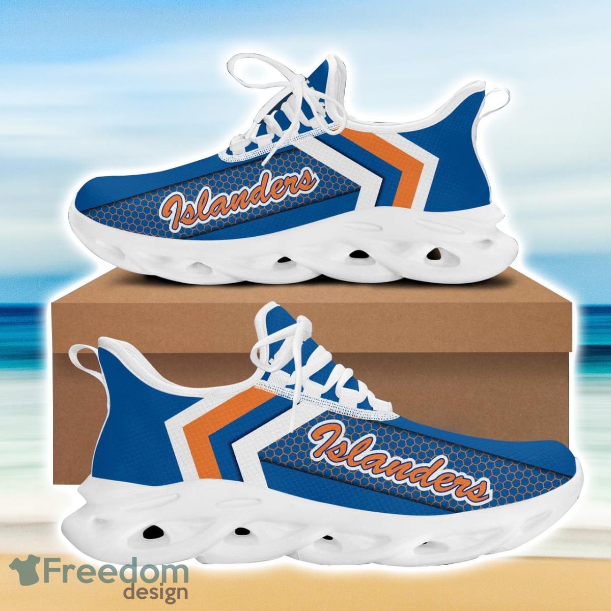 New York Hockey Islanders Max Soul Sneakers Running Sport Shoes Custom Name Product Photo 2