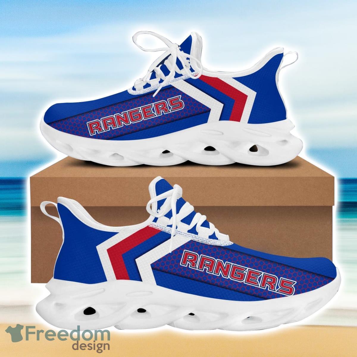 Custom Name NHL New York Rangers Personalized Name Max Soul Shoes Trending  Sport Gift Sneakers