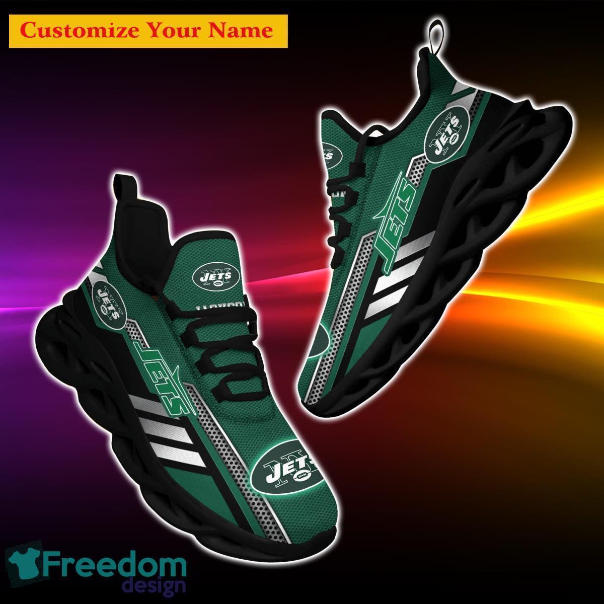 New York Jets Custom Name Max Soul Shoes Men & Women 's Clunky Sneakers -  Freedomdesign