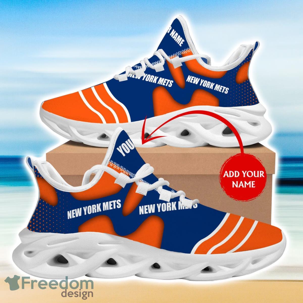 Personalized Name New York Yankees Custom Name Sneakers Max Soul Shoes For  Men And Women - Freedomdesign