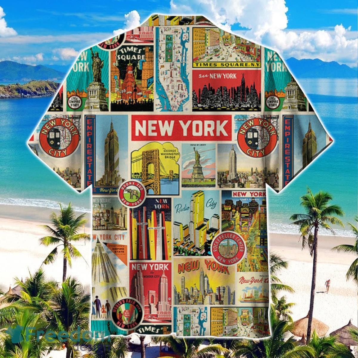 New York Universal Hawaiian Shirt, NYC Shirt, New York Souvenir Product Photo 2