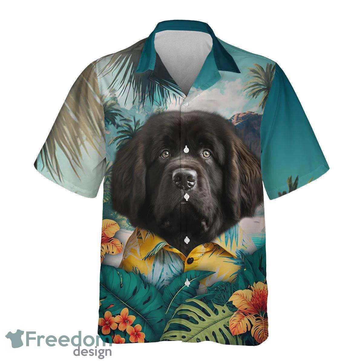 Newfoundland All Printed 3D Hawaiian Shirt For Dog Lover Product Photo 2