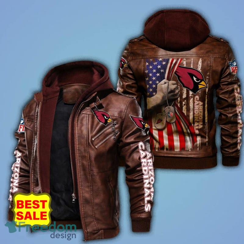 NFL Arizona Cardinals Leather Jacket Hat Men And Women For Fans Gift -  Freedomdesign