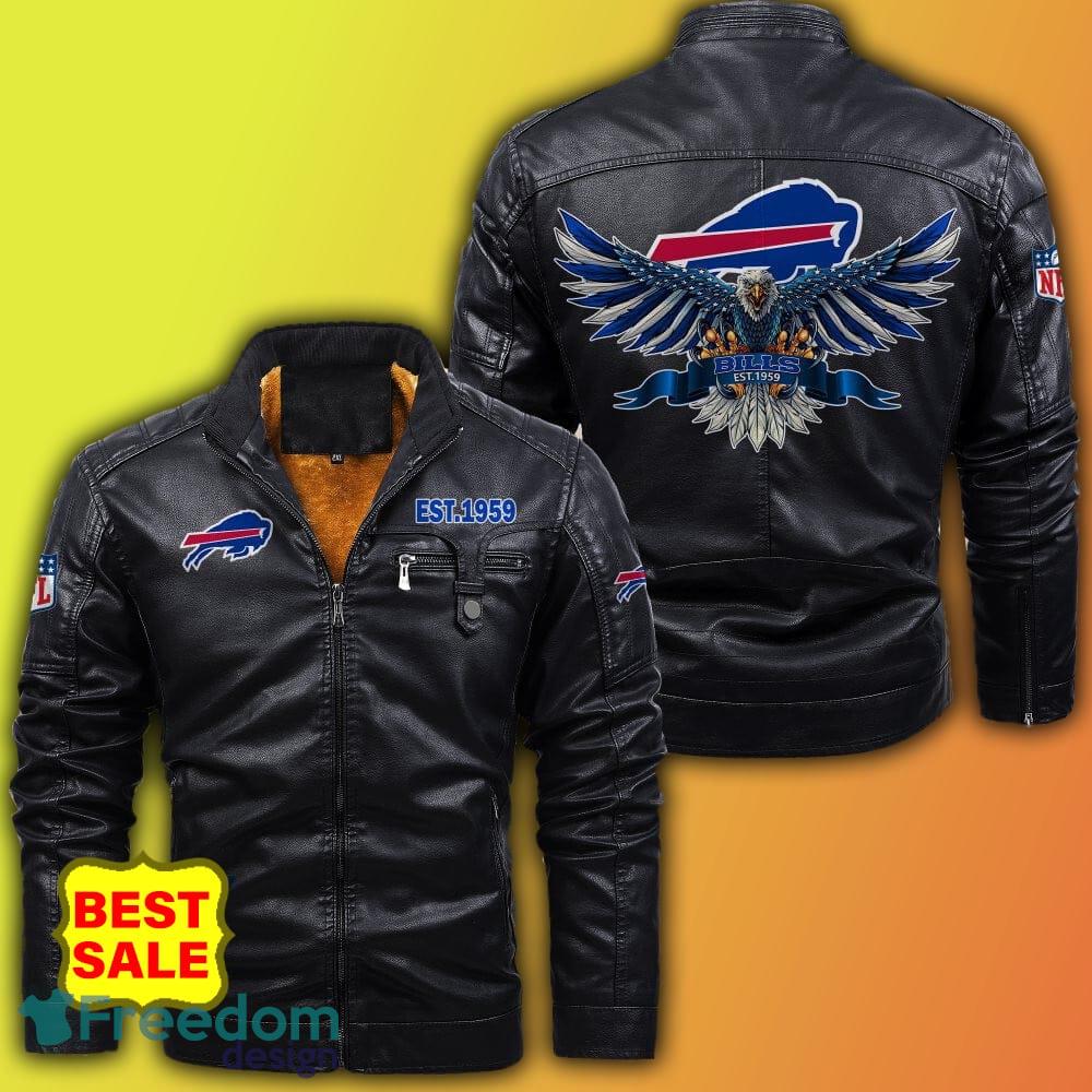 NFL Buffalo Bills 2D Leather Jacket Men And Women For Fans Gift -  Freedomdesign