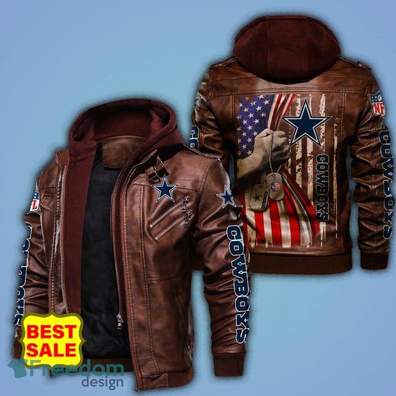 NFL Dallas Cowboys 2D Leather Jacket Men And Women For Fans Gift -  Freedomdesign