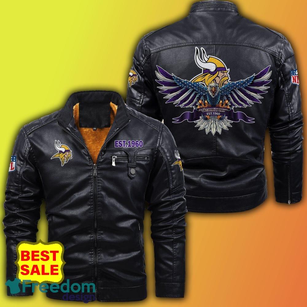 NFL PRO SHOP MINNESOTA VIKINGS FOOTBALL JACKET SIZE MENS 3XL