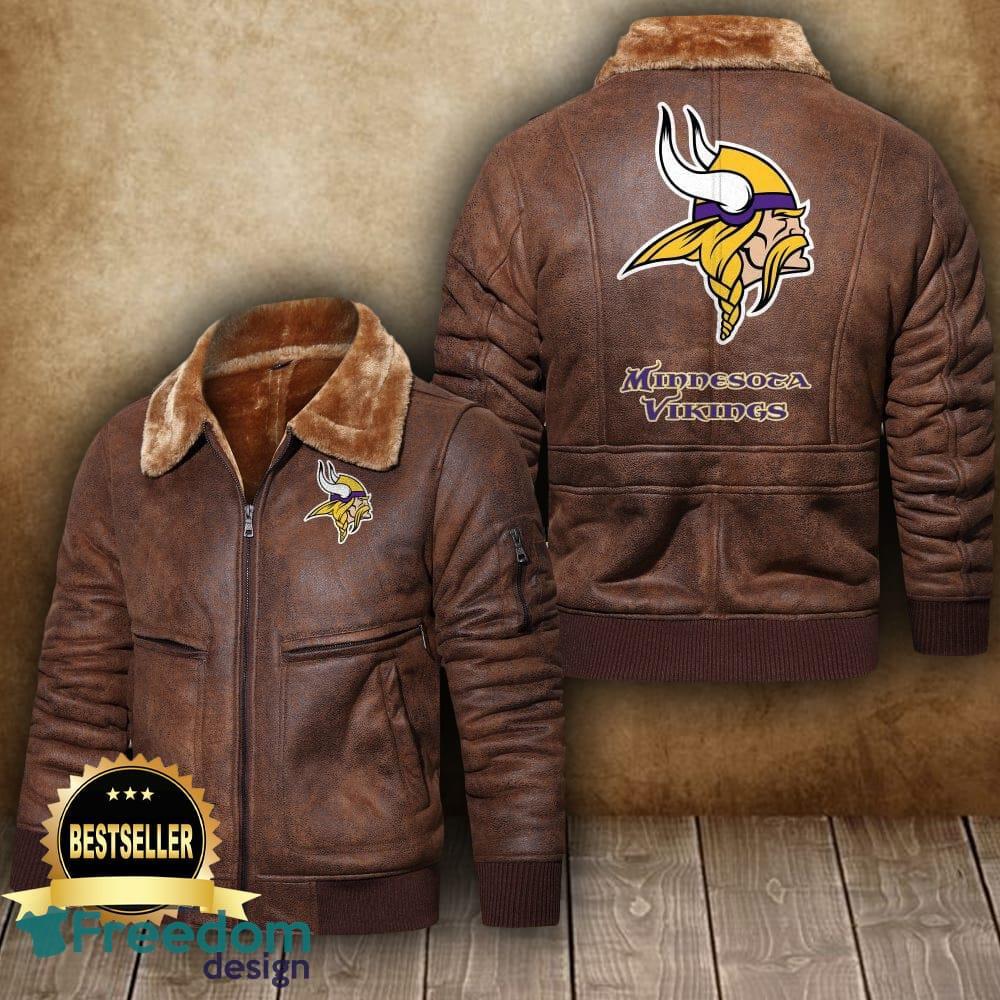 New York Giants Logo NFL Leather Jacket For Men And Women - Freedomdesign