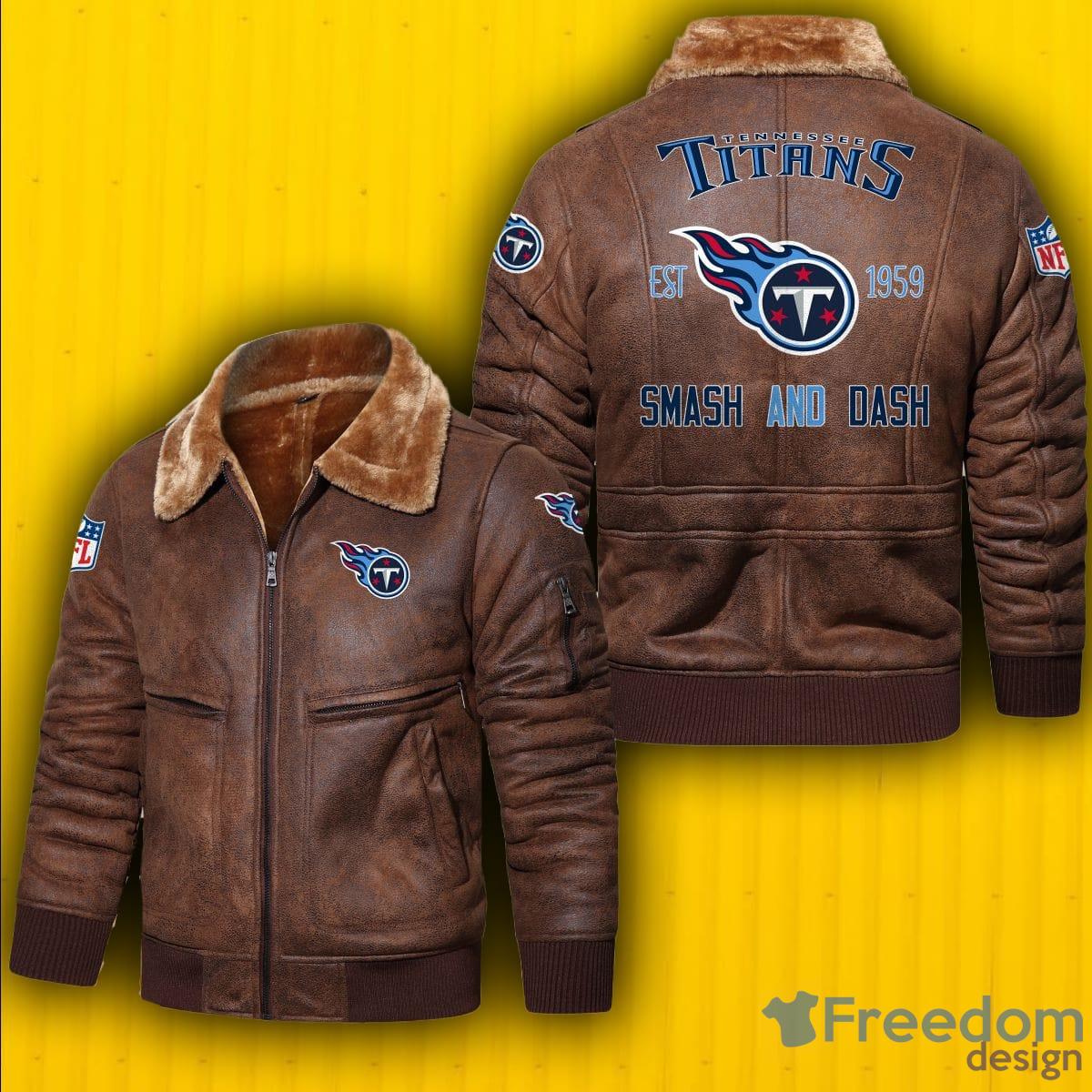 Maker of Jacket Fashion Jackets Tennessee Titans NFL Leather Bomber