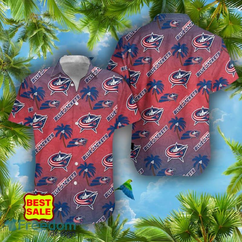 Columbus Blue Jackets NHL Flower Hawaiian Shirt Best Gift For Men And Women  Fans - Freedomdesign