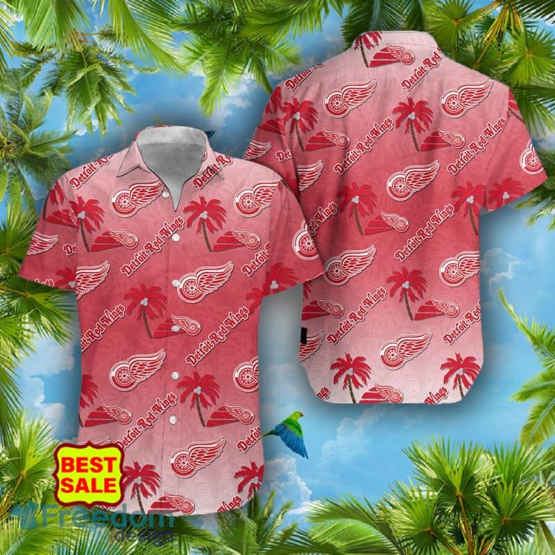 Detroit Red Wings Beach Lover Aloha Shirt Hawaiian Shirt For Men And Women
