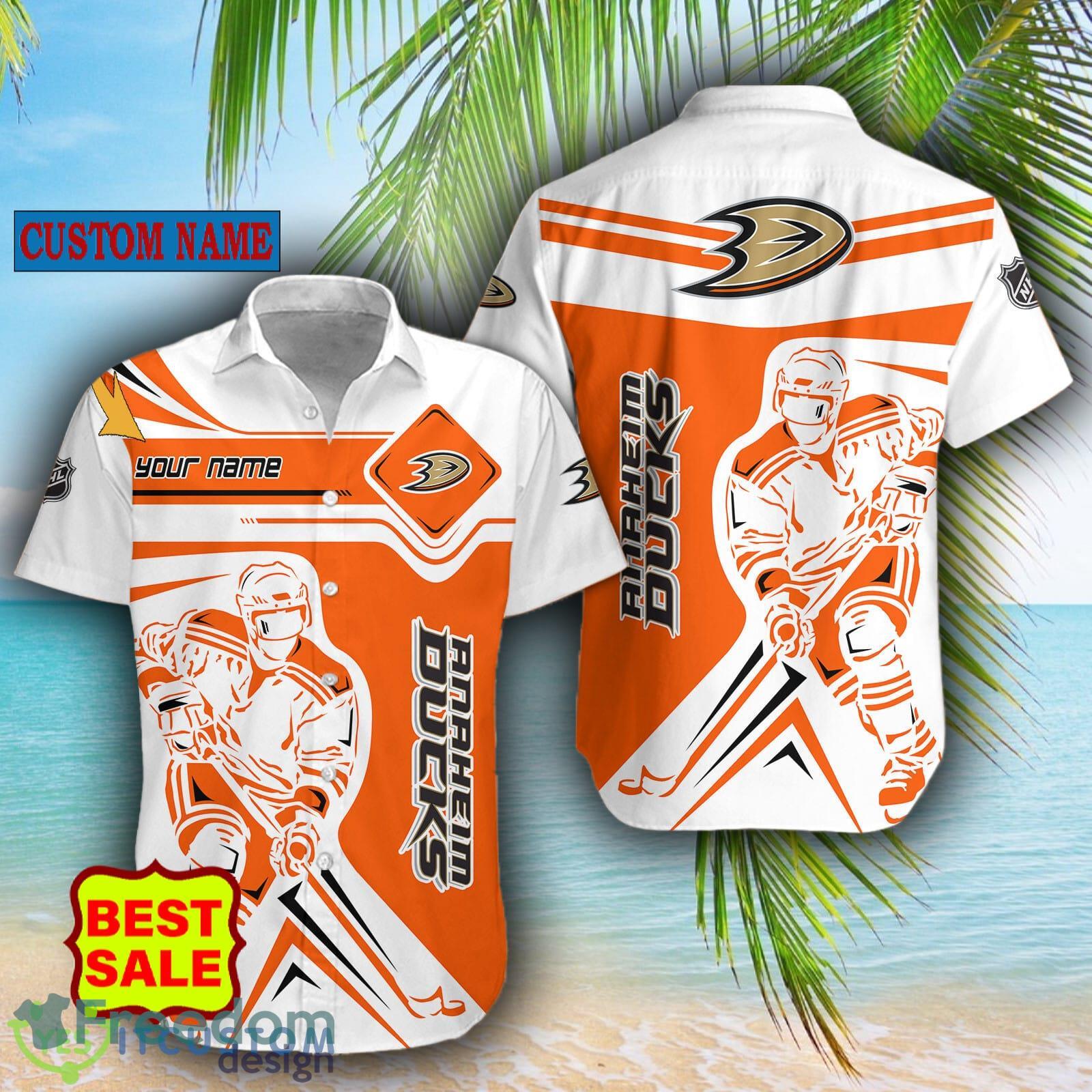 15% OFF Cheap Anaheim Ducks Hawaiian Shirt Custom Name – 4 Fan Shop