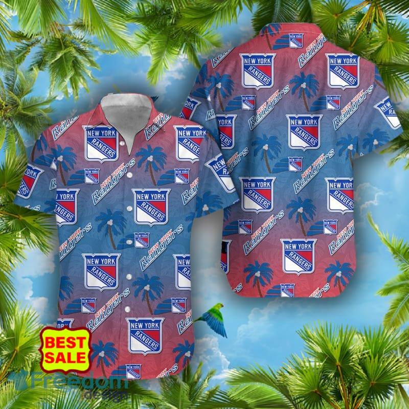 New York Rangers NHL Flower Hawaiian Shirt Great Gift For Fans