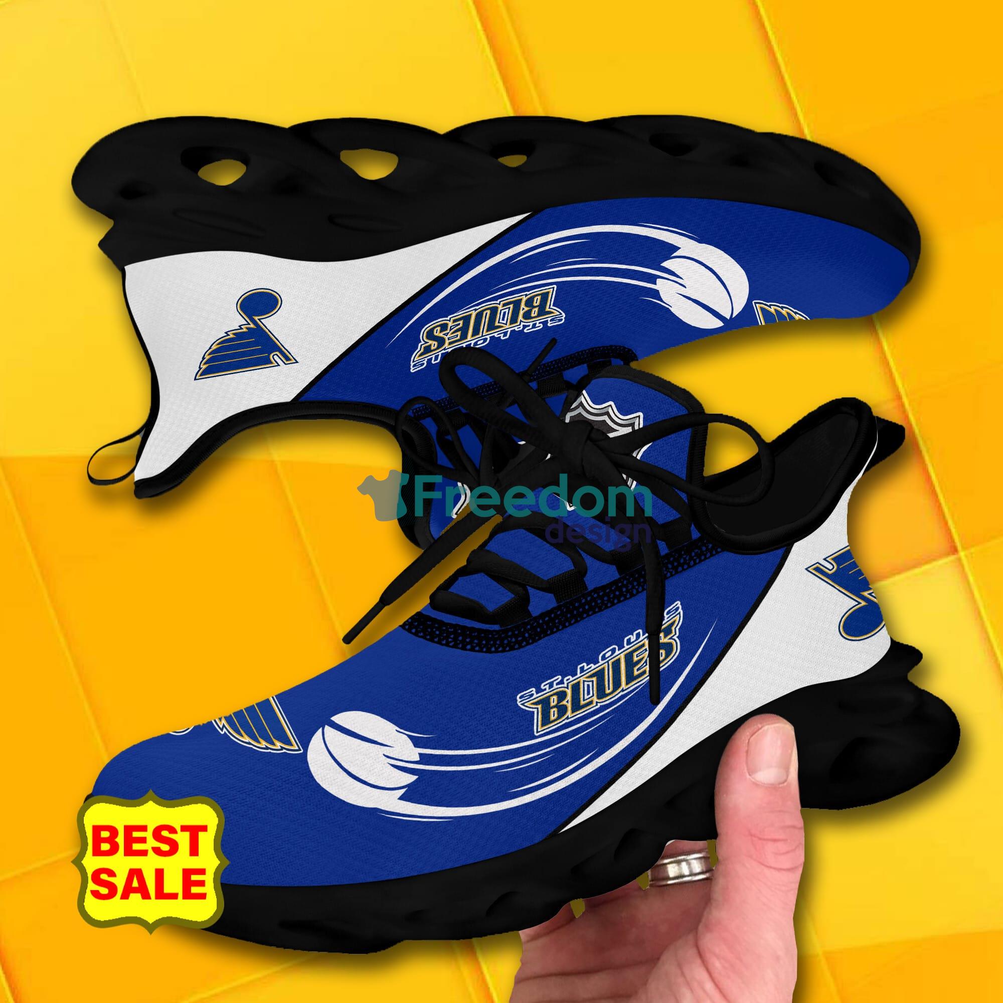 St Louis Blues Custom Name Personalized Max Soul Sneaker Running Sport Shoes  Men And Women Gift