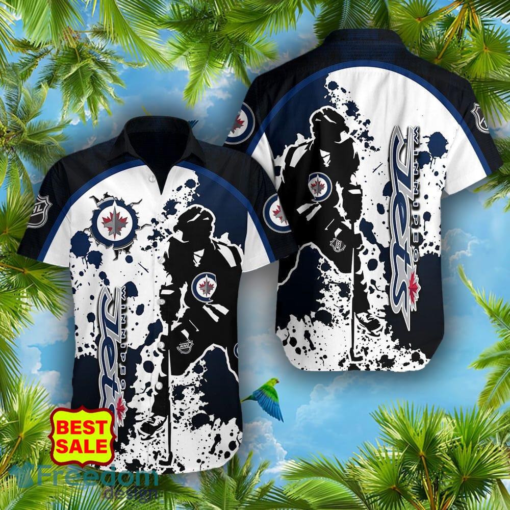 Winnipeg Jets NHL Custom Name Hawaiian Shirt Hot Design For Fans
