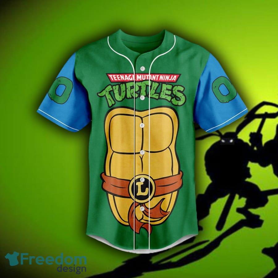 Ninja Turtles Leo Teenage Mutant Baseball Jersey Shirt Custom Number And  Name - Freedomdesign