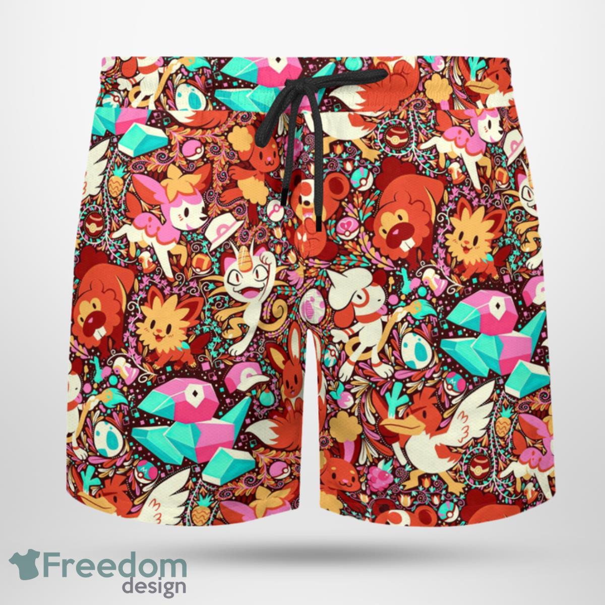 Normal SyStar Trekem Pokemon Hawaiian Shirt And Short For Fans Product Photo 4 Normal SyStar Trekem Pokemon Hawaiian Shirt And Short For Fans Product Photo 4