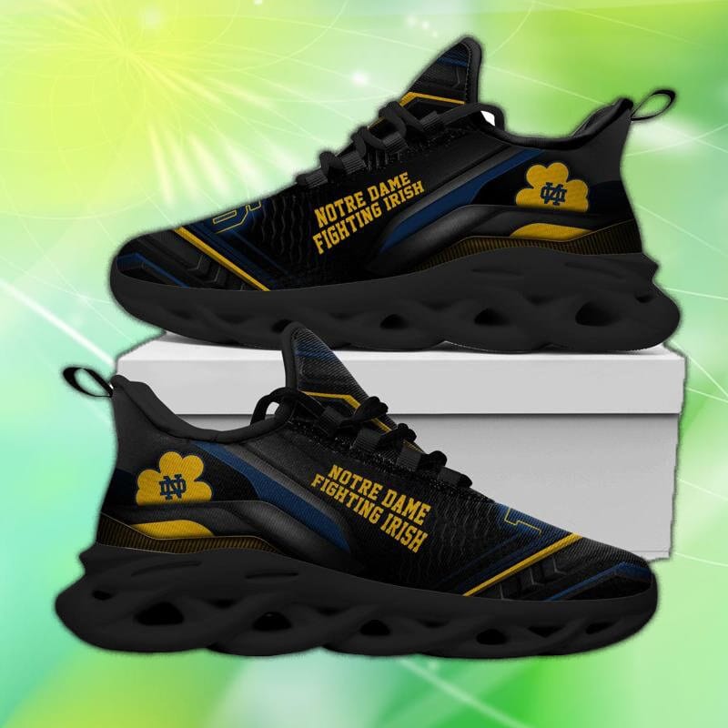 Notre Dame Fighting Irish Baseball Mlb Teams Football Black Running Walking  Shoes Reze Sneakers