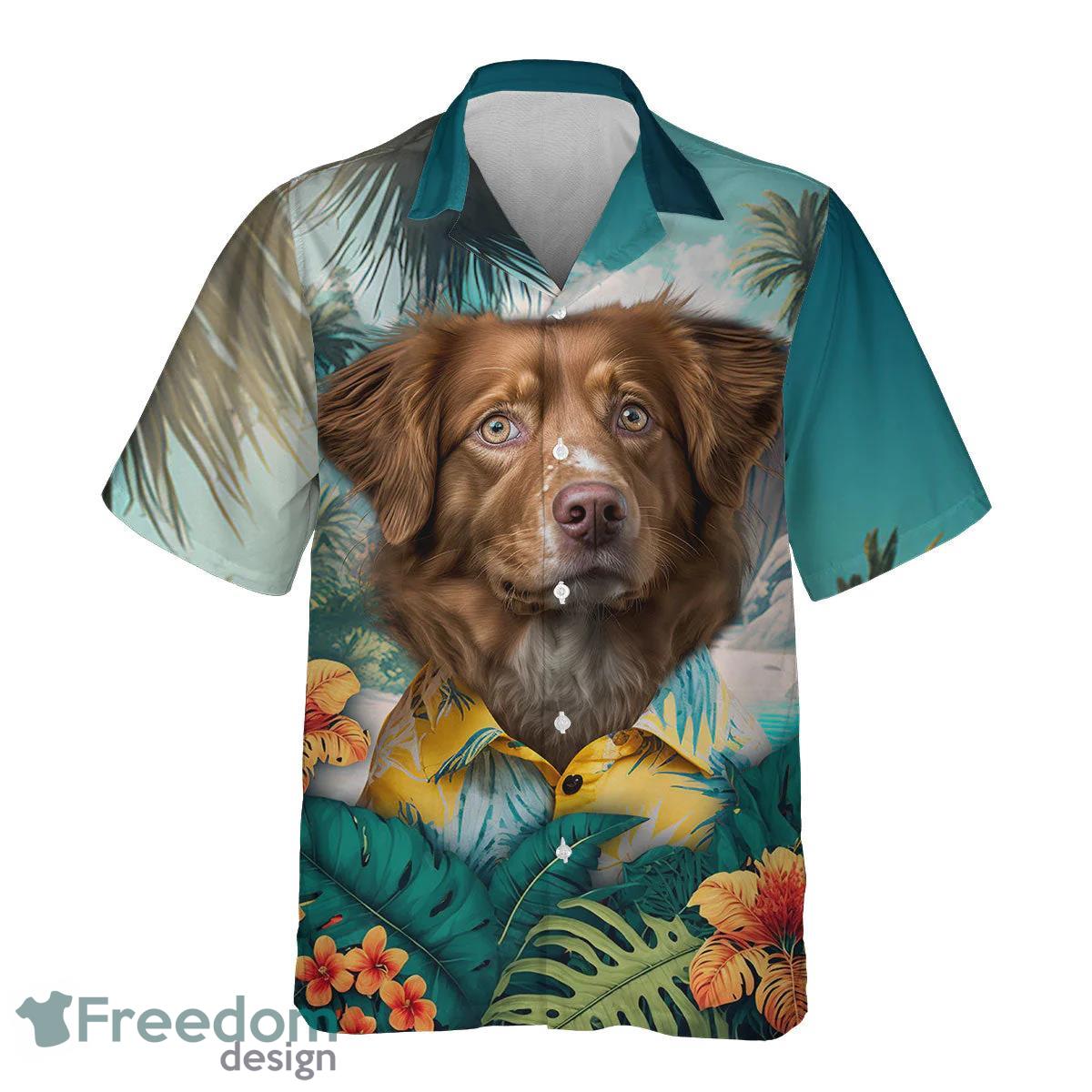 Nova Scotia Duck Tolling Retriever All Printed 3D Hawaiian Shirt For Dog Lover Product Photo 2