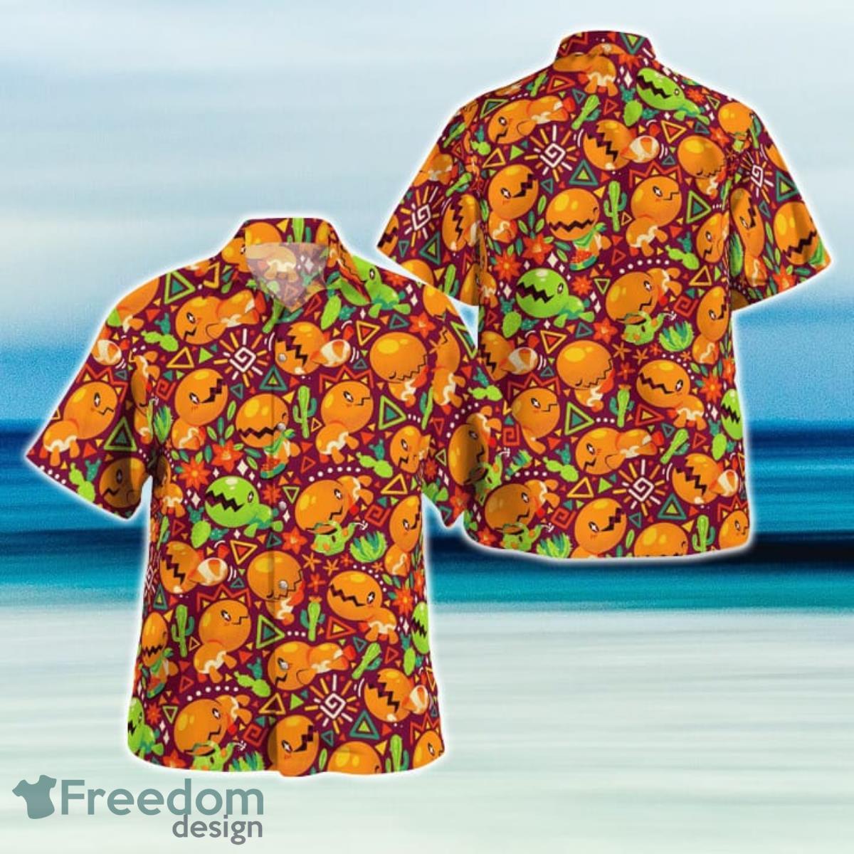 Nuckrar Pokemon Hawaiian Shirt And Short For Fans Product Photo 1