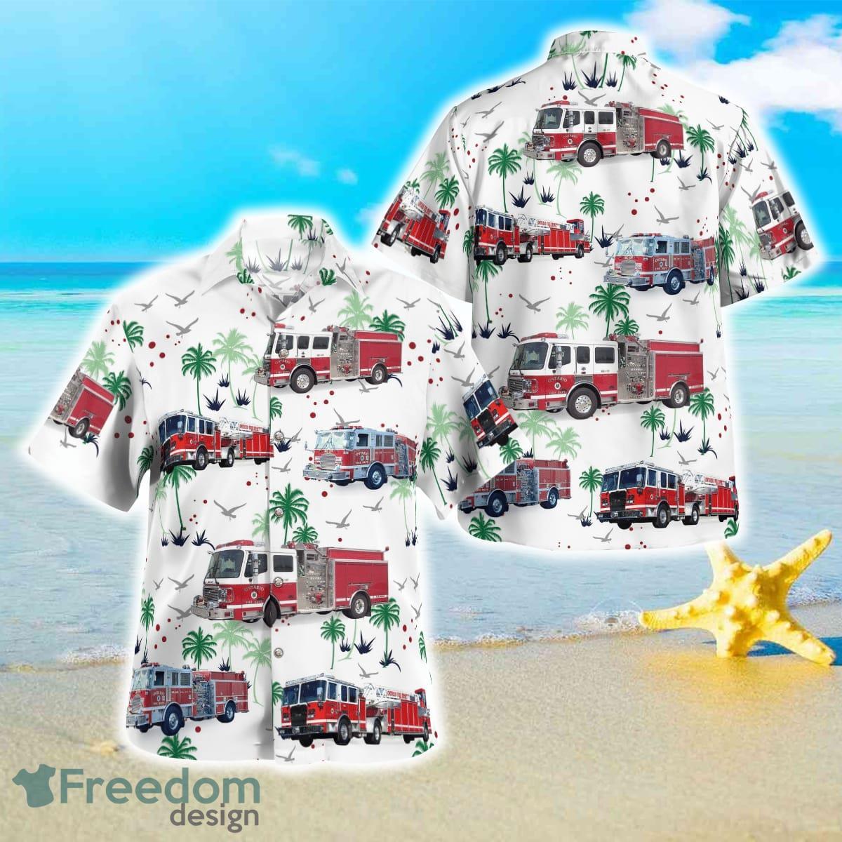 Ontario Fire Department Hawaiian Shirt Best Style For Men Women Product Photo 1