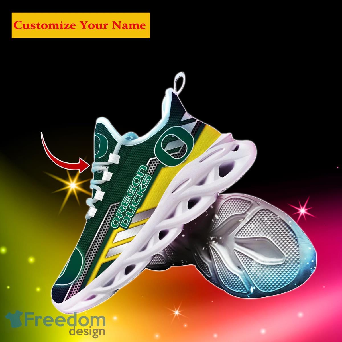 Oregon Ducks NCAA2 Custom Name Max Soul Shoes Bet Gift For Men Women Fans Product Photo 2